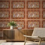 Indian Regal Resonance Living Room Wallpaper