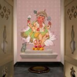 Lord Ganesha Pichhwai Traditional Rajasthani Miniature Painting Wallpaper M