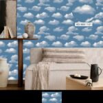 cloud 3D rolls wallpaper