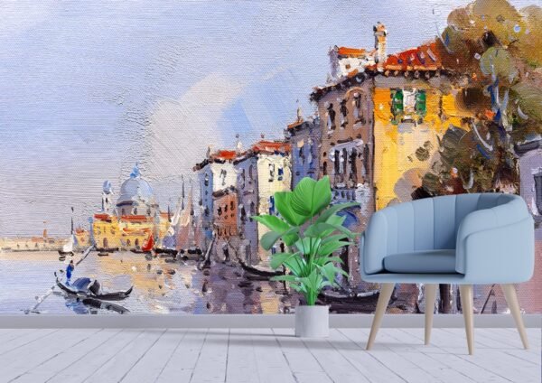 Venice City Reflections Living Room Wall Artistry Décor
