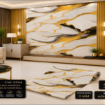 Grey Wave Marble Texture Sheet | Premium UV Marble Wallpaper