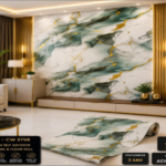 Green Marble Texture Wallpaper | Luxury PVC Marble Panel