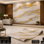 White Blue Marble Sheet Texture | Self Adhesive PVC Wall Panel