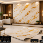 White Gold Fine Stone Pattern | Self Adhesive Marble Wallpaper
