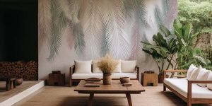 Hanging-Palm-Leaves-Frescoes-Wallpaper-Mural-M